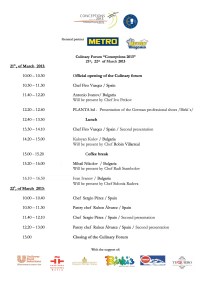 Programme Culinary forum ENG